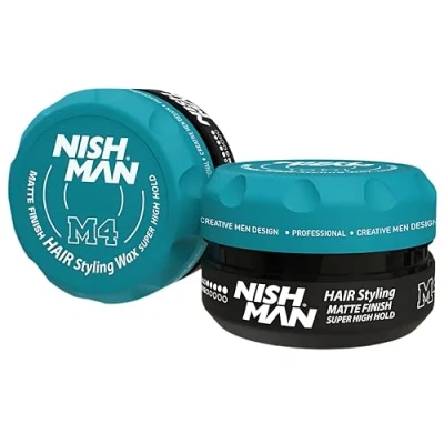Abbildung von NISHMAN M4 Matte Hair Styling Wax Finish Super High Hold 100 ml