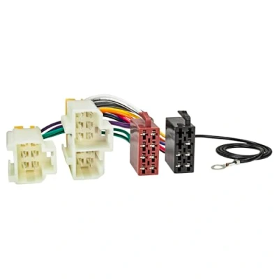 Abbildung von tomzz Audio 7038 000 Radio Adapter Kabel kompatibel mit Nissan 100 200 300 Almera Micra Primera bis 2000 auf 16pol ISO Norm