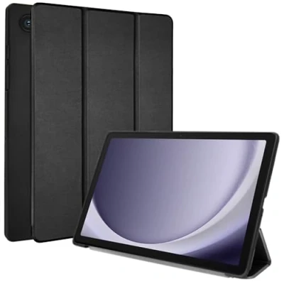 Abbildung von TECHGEAR Smart Schutzhülle für Samsung Galaxy Tab A9 Plus 27,9 cm (11 Zoll), Version 2023 (SM X210 / SM X215), PU Leder, schmal, dreifach faltbar, Standfunktion, mit Eckenschutz, automatische