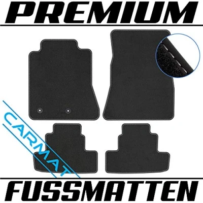 Abbildung von TEXER Textil Fußmatten Passend für Ford Mustang VI Bj. 2013 Premium