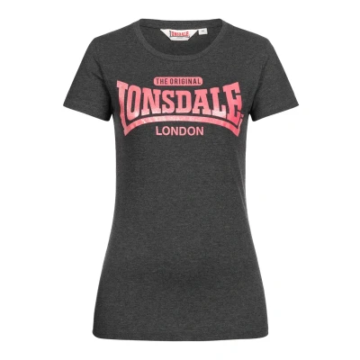 Abbildung von Lonsdale Tshirt print, Herren, Größe: Medium, Marl black