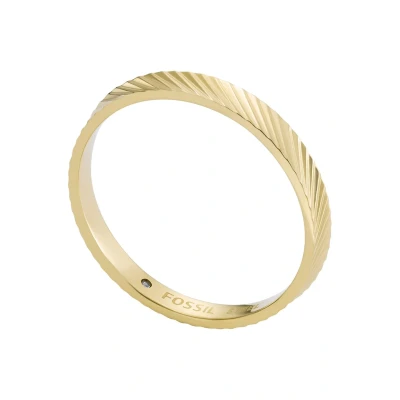 Abbildung von Fossil Harlow Ring, Damen, Größe: 48, Gold