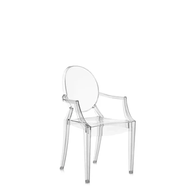 Abbildung von Kartell Kinderstuhl, Plastik, Transparent, 39 x 63 37 cm