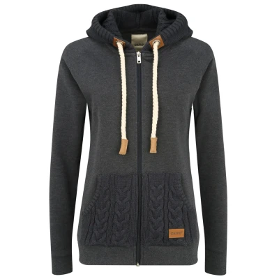 Abbildung von Oxmo Oxmatilda Sweatjacke, Damen, Größe: Medium, Dar grey m