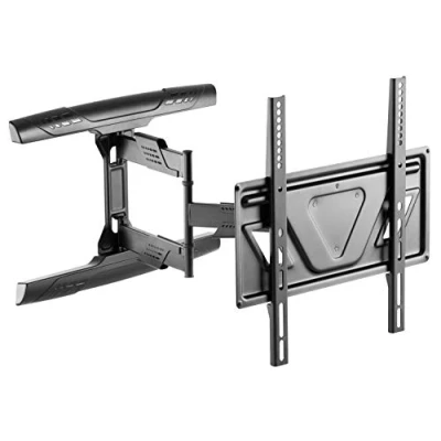 Abbildung von RICOO TV Wandhalterung Fernseher Schwenkbar Neigbar für 32 55 Zoll Halterung S5944 Schwenkbare 30 Kg max VESA 400x400
