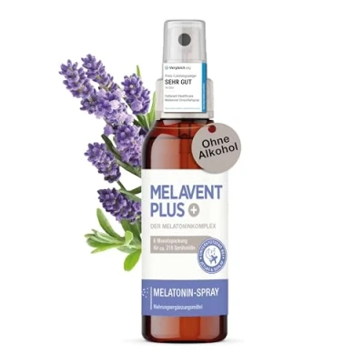 Abbildung von Melavent PLUS Melatonin Einschlaf Spray 30 ml