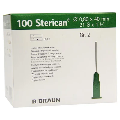 Abbildung von Sterican Einmalkanülen Standard 21G 0,80 x 40mm 100 Stück