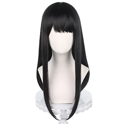 Abbildung von HIROAKIYA Asa Mitaka Wig, Chainsaw Man Cosplay Wig with Cap
