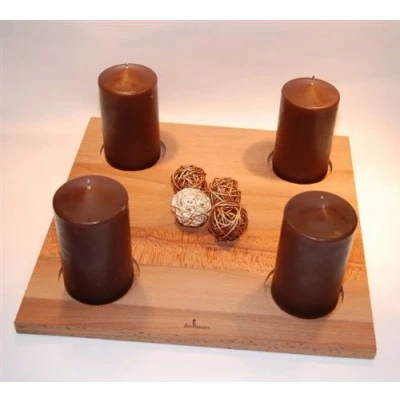 Abbildung von dreiBaum Adventskranz groß aus Holz