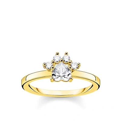 Abbildung von Thomas Sabo Ringe Silber_vergoldetzirkonia &#039; Ringgröße 50 TR2289 414 14