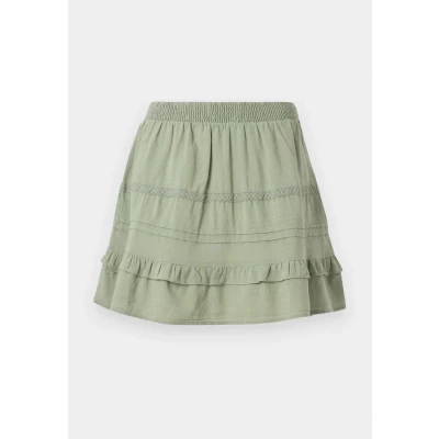 Abbildung von Vero Moda Vmpretty Short Skirt Alinienrock, Damen, Größe: Large, Hedge green