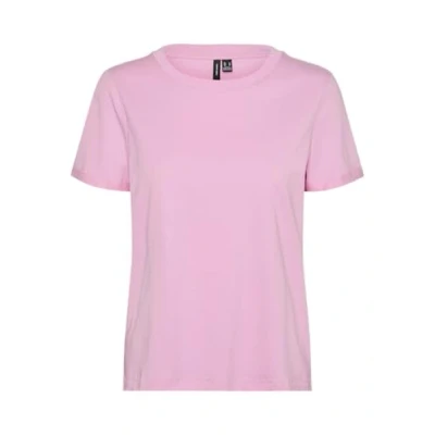 Abbildung von Vero Moda Vmpaula Tshirt basic, Damen, Größe: XS, Bonbon