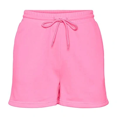 Abbildung von PIECES Damen Pcchilli Summer Hw Noos Shorts, Begonia Pink, XS EU
