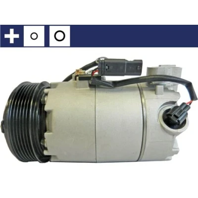 Abbildung von MAHLE ORIGINAL ACP 1385 000S Kompressor 6VS14ec 12 PAG 46 SP A2 R 1234yf, 134a mit Dichtring, Magnetkupplung BMW: 2 Active Tourer, X3, 5 Touring