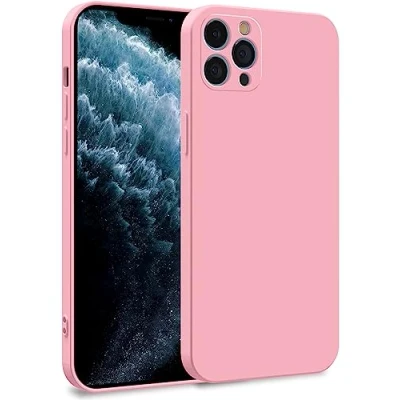 Abbildung von MyGadget Hülle kompatibel mit iPhone 11 Pro Max Zweilagige Handyhülle Kameraschutz Cover Innenfutter &amp; Silikon außen Rosa