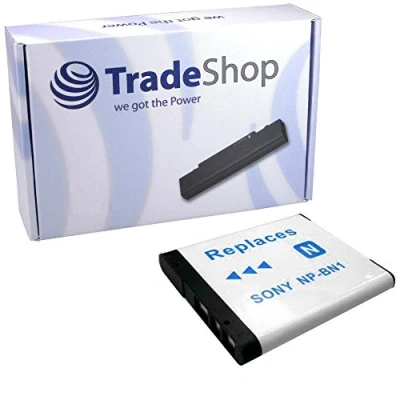 Abbildung von Hochleistungs Kamera Li Ion Akku ersetzt Sony NP BN1 NPBN1 BN 1 für Cybershot DSC W 310 320 350 380 WX 5 TX 7 9 T 99