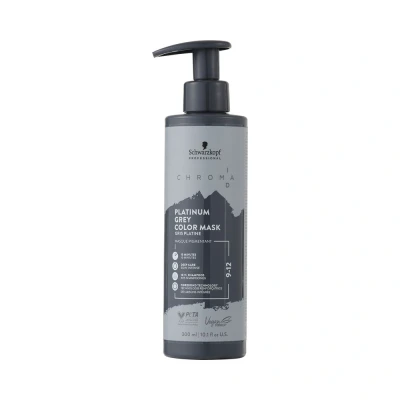 Abbildung von Schwarzkopf Chroma ID Color Mask 9 12 Platinum Grey 300ml