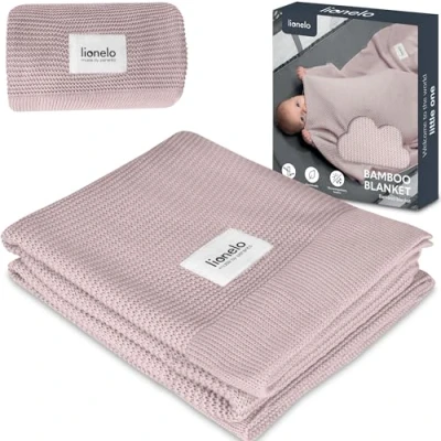 Abbildung von Krabbeldecke BAMBOO BLANKET, lionelo, 100% Bambus Baumwolle XXL Größe antibakteriell, hypoallergen