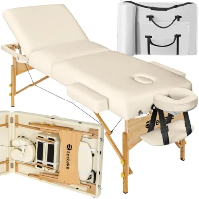 Abbildung von tectake Massageliege Somwang (Set, 1 St., mit Tragetasche)