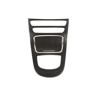 Abbildung von METYOUCAR Auto Innenraum ABS Kunststoff Mittelkonsole Gear Panel Rahmen Abdeckung Trim Aufkleber Für Benz E Klasse W213 2021 (Kohlefaser)