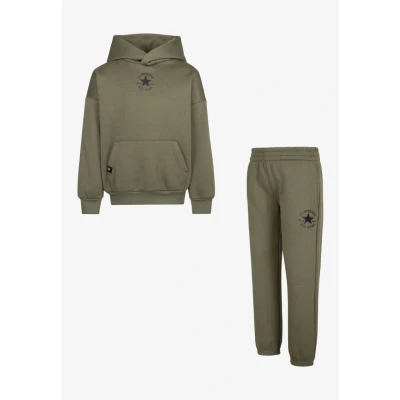 Abbildung von Converse Sustainable CORE Unisex SET Trainingsanzug für Kinder, Größe: 92 98, Khaki