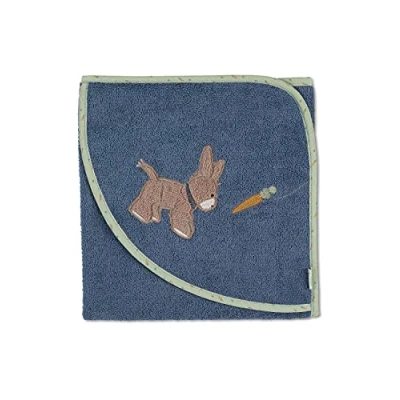 Abbildung von Sterntaler Kapuzenbadetuch 80x80 Emmilius blau
