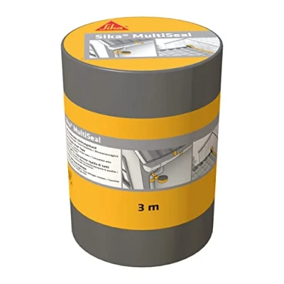 Abbildung von Sika Dichtungsband MultiSeal Grau Grün für den Außenbereich selbstklebend und wasserdicht überstreichbar 3 m x 100 mm