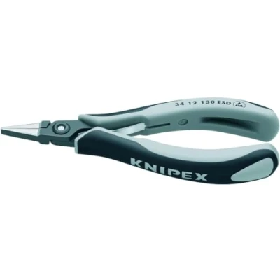 Abbildung von KNIPEX Präzisions Elektronik Greifzange ESD mit Mehrkomponenten Hüllen brüniert 130 mm 34 12