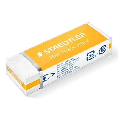 Abbildung von STAEDTLER Radierer Mars plastic colour, geringe Krümelbildung, Phthalat und latexfrei, 1 Stück, 52650E1 11