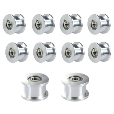Abbildung von BZ 3D GT2 Umlenkrolle Idler Pulley 20 Zahnlos Bohrung 3mm Breite 6mm Zahnriemenscheibe Toothless Bore für Drucker Zahnriemen Breite.(10 Stück)