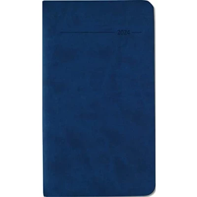 Abbildung von Taschenkalender Tucson blau 2024 Büro Kalender 9x15,6 cm 1 Woche 2 Seiten 128 mit weichem Einband Alpha Edition