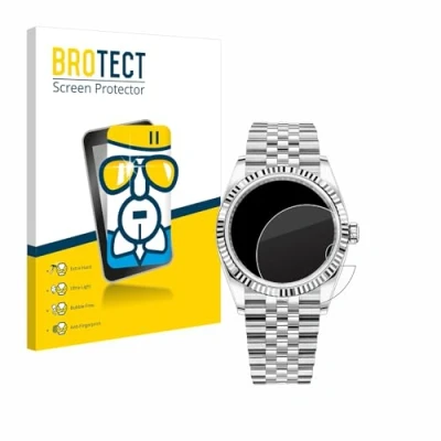 Abbildung von BROTECT Schutzglas für Rolex Datejust 36 Schutzfolie Panzer Folie Glas [Extrem Kratzfest 9H, Anti Fingerprint, Ultra Transparent]
