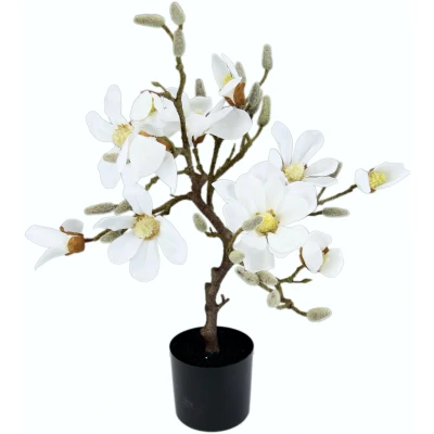 Abbildung von I.GE.A. Kunstbaum &quot;Magnolienbaum&quot;, im Kunststofftopf