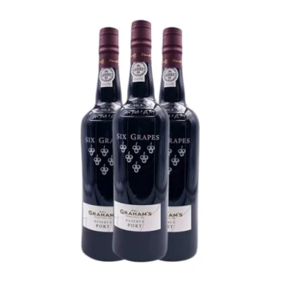 Abbildung von Graham&#039;s Six Grapes Porto 75 cl (Schachtel mit 3 Flaschen von cl)