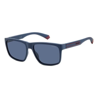 Abbildung von Polaroid Sonnenbrille, Herren, Größe: 57, Blue