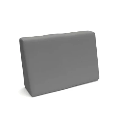 Abbildung von POKAR Palettenkissen Wasserdicht Palettenauflagen mit abnehmbarem Bezug Palettenauflage Palettenmöbel Palettensofa, Seitenkissen 60x40, Grau