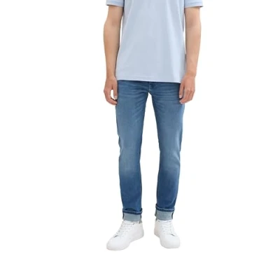 Abbildung von Tom Tailor Denim Herren Piers Slim Jeans, 10110 Blue Denim, 28/32