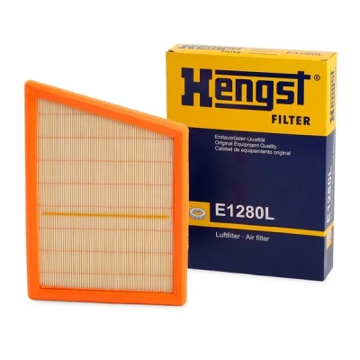 Abbildung von HENGST FILTER E1280L Luftfilter 54 291 211 Filtereinsatz BMW: 2 Gran Tourer, X1, Active MINI: Schrägheck, Clubman, Countryman