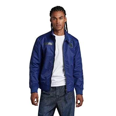 Abbildung von G Star Harrington Übergangsjacke, Herren, Größe: Large, Ballpen blue