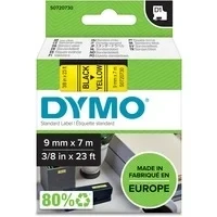Abbildung von Dymo 40918 (S0720730) (9 mm) Schwarz bis gelb Tape