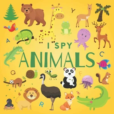 Abbildung von I Spy Animals: A Fun Guessing Game Picture Book for Kids Ages 2 5 ( Puzzle ) (I Books Kids, Band 1)