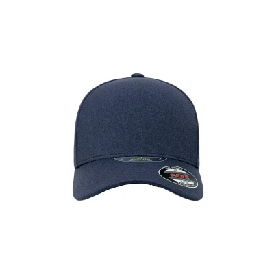 Abbildung von Flexfit Unisex Unipanel Melange Cap, Größe: S/M, Melangenavy