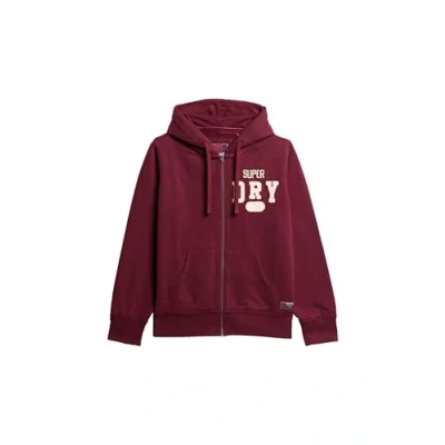 Abbildung von Superdry Sweatjacke, Herren, Größe: Medium, Rich burgundy