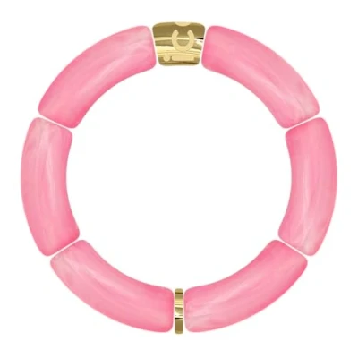 Abbildung von ICE Jewellery Bella Armband Full Pink Fashion Rosé Gold Damen Armband, Einheitsgröße, Acryl, Acryl