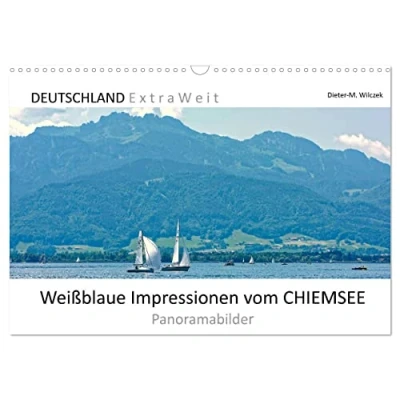 Abbildung von Weißblaue Impressionen vom Chiemsee (Wandkalender 2025 DIN A3 quer), CALVENDO Monatskalender