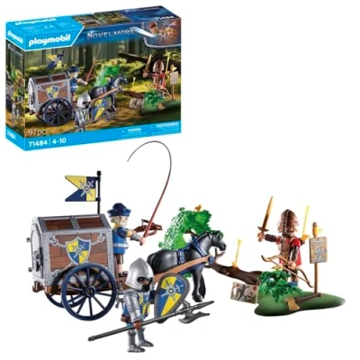 Abbildung von Playmobil 71484 Novelmore Baukasten Überfall auf Transportwagen