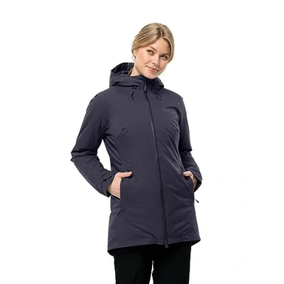 Abbildung von Jack Wolfskin Stirnberg INS Hardshelljacke, Damen, Größe: XS, Graphite