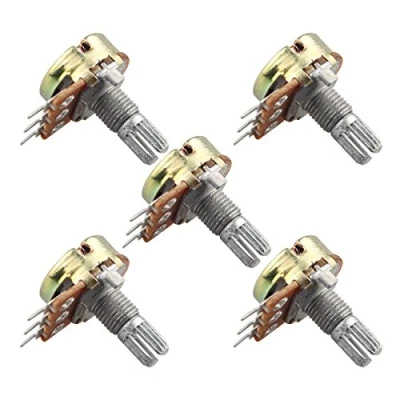 Abbildung von HALJIA 5 x Potentiometer 50 K Ohm Kompatibel mit Arduino Raspberry Pi und andere Projekte gerändeltem Schaft