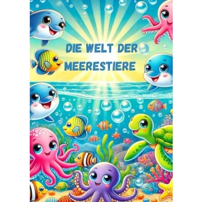 Abbildung von Die Welt der Meerestiere: Kinder Malbuch rund ums Thema Tiere (Meerestiere) (Die Tiere)