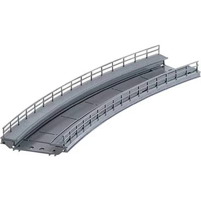 Abbildung von Märklin Gebogenes Rampenstück, HO (1:87), 15 Jahr(e), Grau